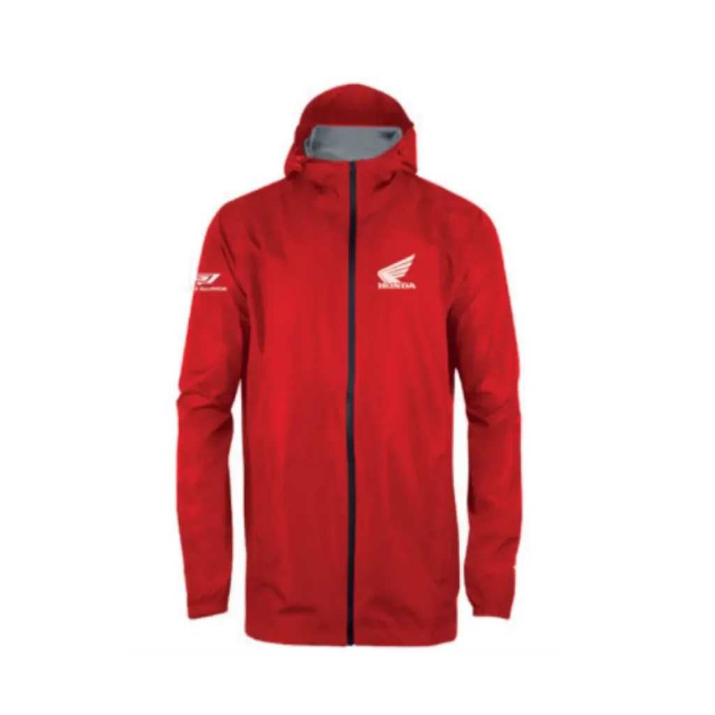 CAMPERA ROMPEVIENTO HONDA PRO ROJO