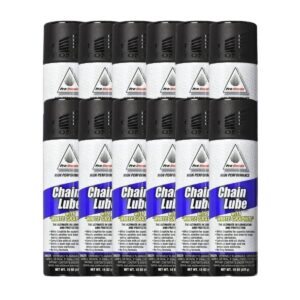 Caja x 12 Aerosol de aceite lubricante para cadena Honda con grafito blanco 425ml